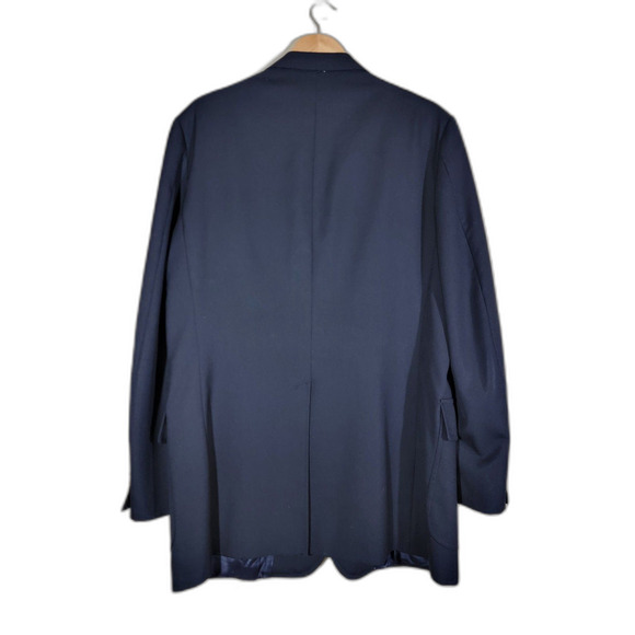 Brooks Brothers Brooksease Gold Buttons Navy Sport Coat Blazer Suit Jacket - 43L - Picture 2 of 9